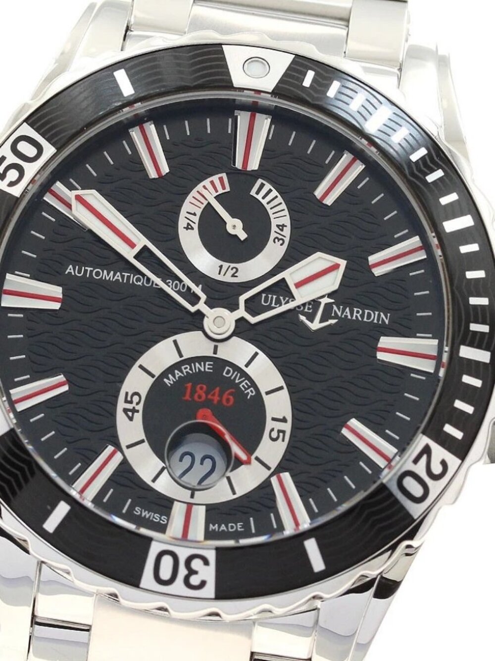 Ulysse Nardin Marine diver 263-10 Date black Dial Automatic Men's Watch